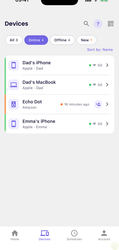 Appareils — l'Echo Dot n'est attribué à personne